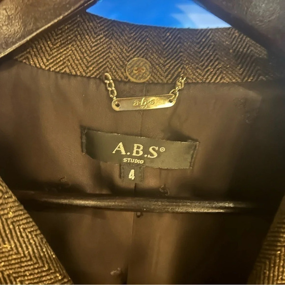 ABS blazed brown size 4 wool cotton in beautiful condition - Picture 3 of 3